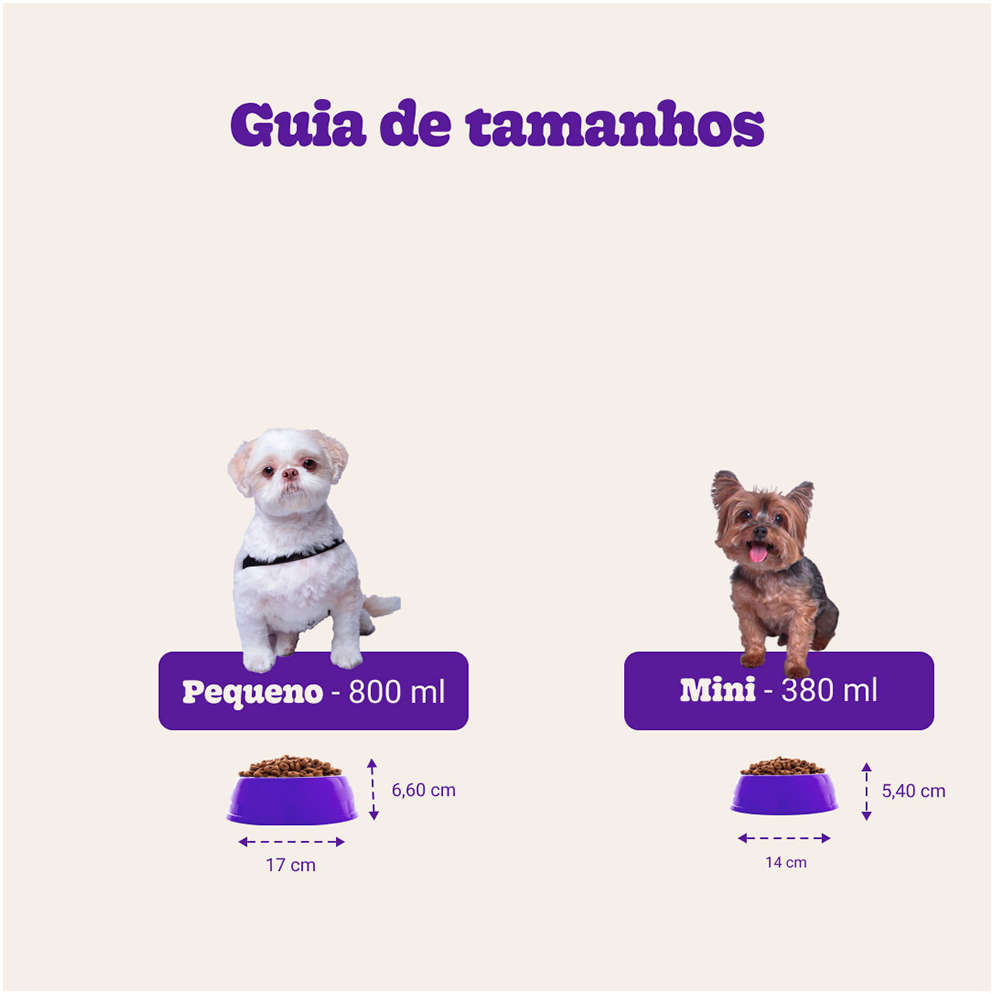 Comedouro de Inox e Madeira Meau para Cães