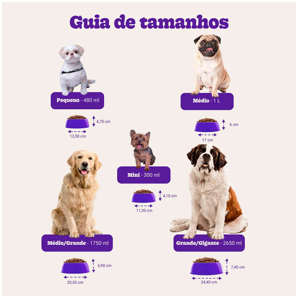 Comedouro Meau Inox Antiderrapante Preto