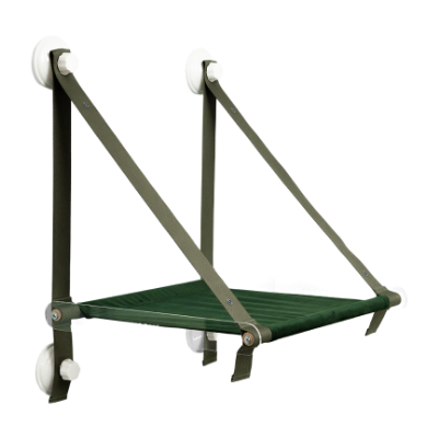 Cama de Janela Woolie Loft Verde para Gatos