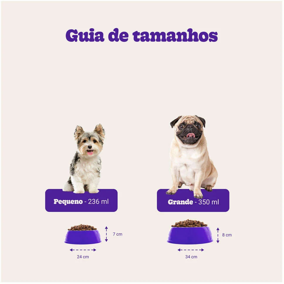 Comedouro e Bebedouro Meau Duplo Inox para Cães e Gatos