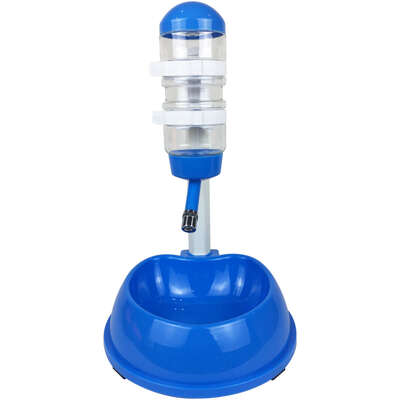 Comedouro e Bebedouro PetzGrilo 2 em 1 Azul