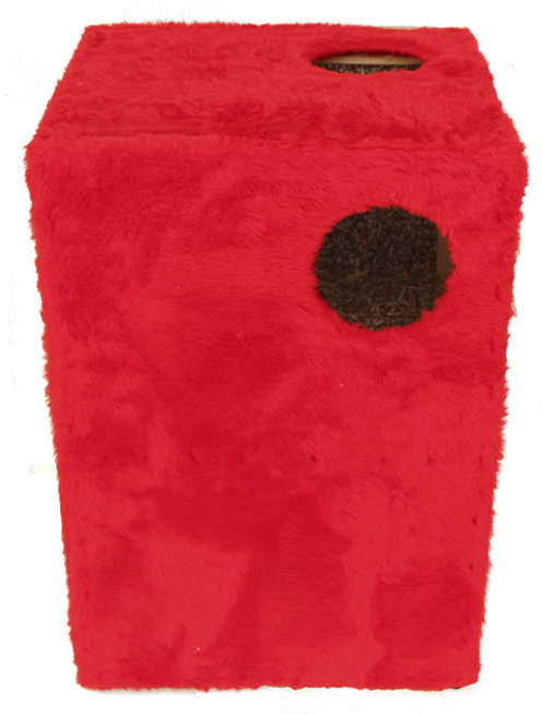 Toca Ecológica Recriar Pet 2 Andares Vermelha para Gatos