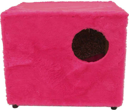 Toca Ecológica Recriar Pet Simples Rosa para Gatos