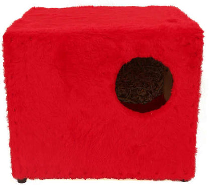 Toca Ecológica Recriar Pet Simples Vermelha para Gatos