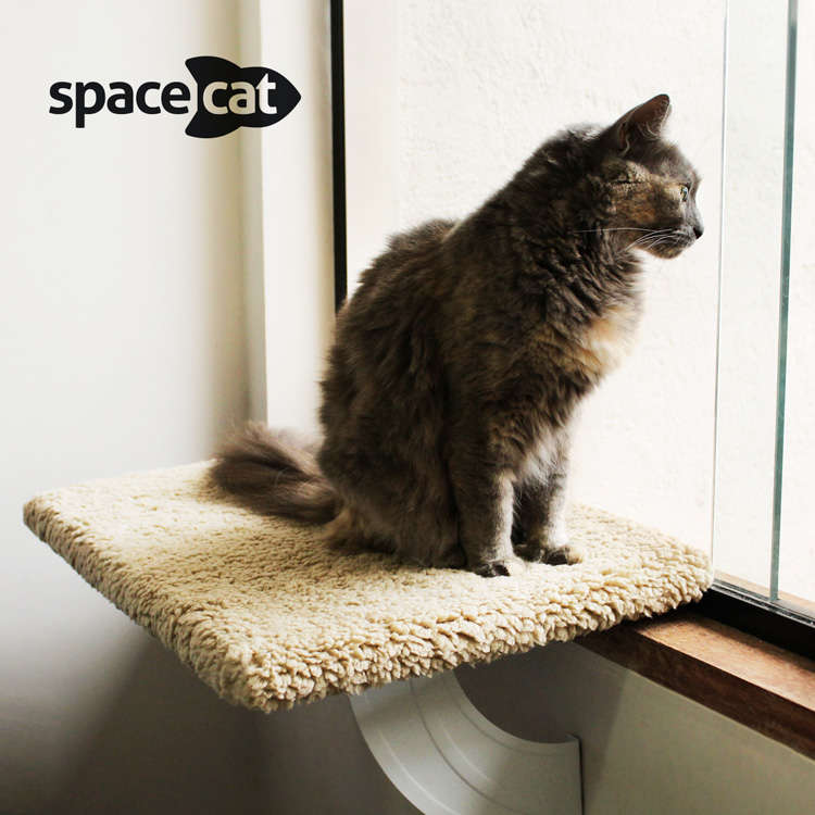 Cama de Janela Spacecat Lunar para Gatos