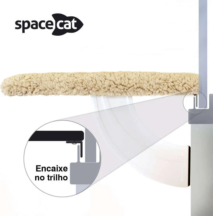 Cama de Janela Spacecat Lunar para Gatos